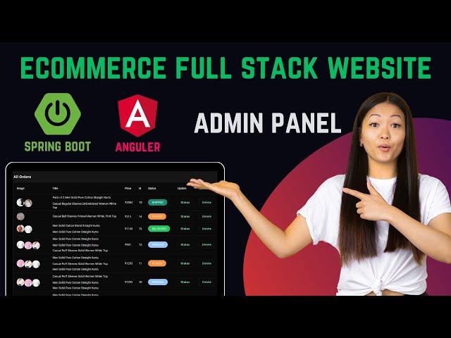 Angular E commerce Full Stack Project With Admin Panel & Spring Boot Api | Ngrx Store,  MySQL  #1