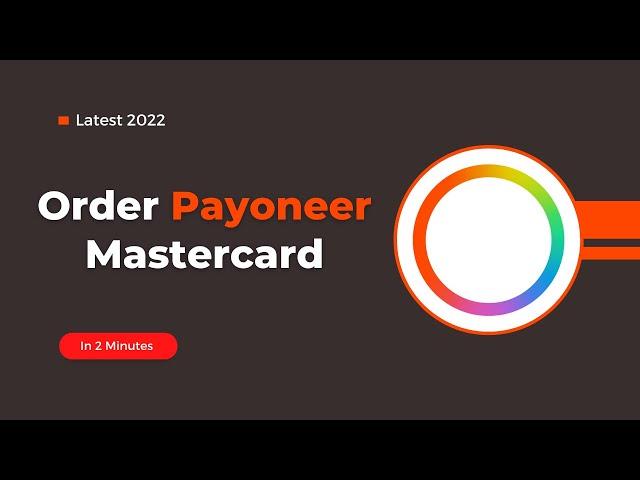 How To Order Payoneer Mastercard in 2022 | Tricky4you