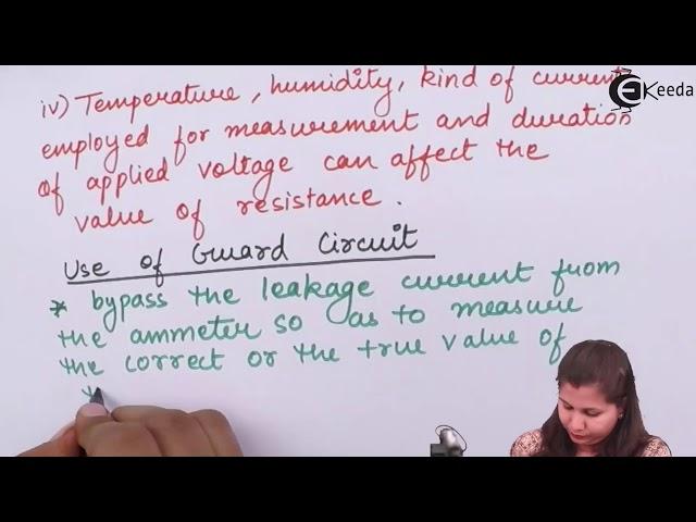 Measurement of High Resistance by Direct Deflection Method