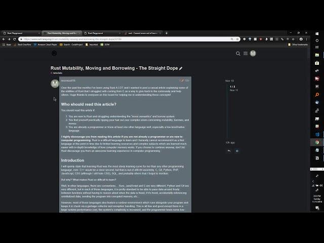 Rust Mutability, Borrows, and Moves - the ULTIMATE Tutorial!