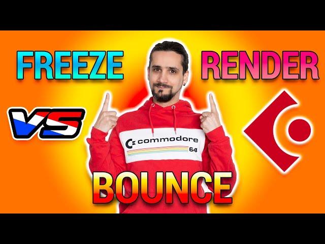 FREEZE vs RENDER vs BOUNCE- What should you use? #cubase #tips