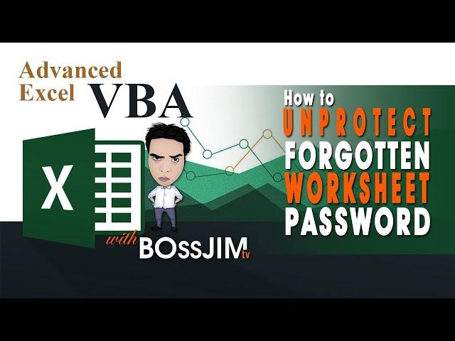 [Tagalog][Eng Sub]How to Unprotect Forgotten Worksheet Password