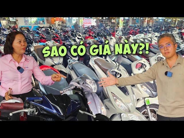 20 năm bán xe cũ chưa bao giờ thấy giá xe máy rẻ như năm nay...