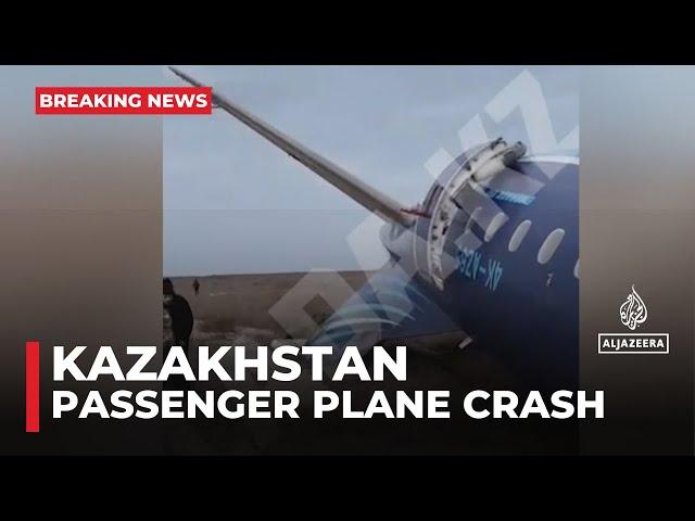 Kazakhstan plane crash: Reports of survivors as plane goes down near Aktau