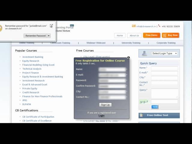 How to access Free Demo (Corporate Bridge)