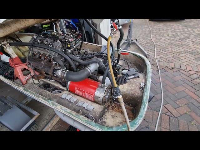 Motorbike engine in jet ski CBR600 part two & half  