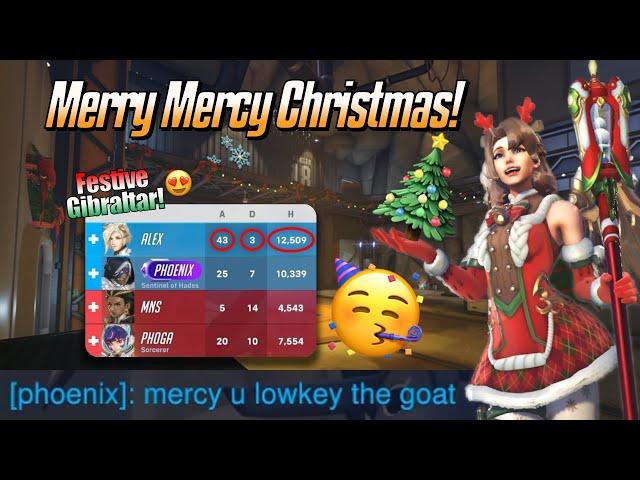 Merry Mercy Christmas!  - Mercy Gameplay & Commentary - Overwatch 2 (Season 14)