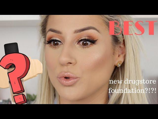 OMG!? NEW BEST DRUGSTORE FOUNDATION?! || GIO DREVELI ||