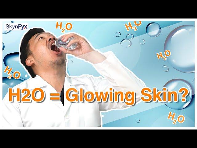 Drinking More Water = Glowing Skin?