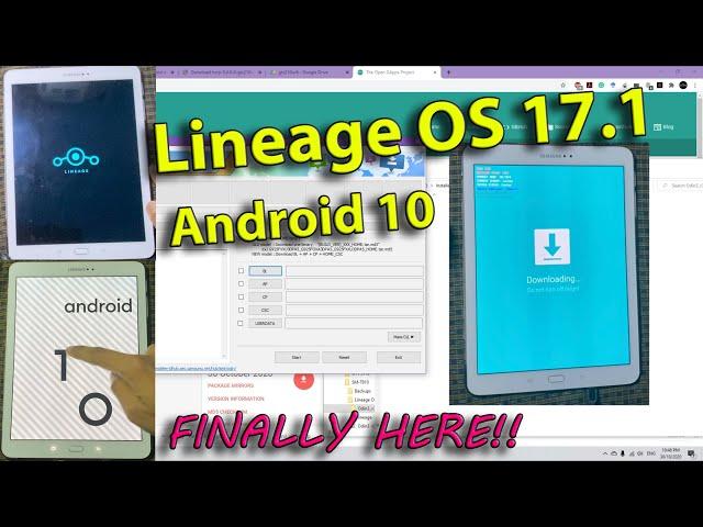 How to install Lineage OS 17.1 - Android 10 Q on Samsung Galaxy Tab S2