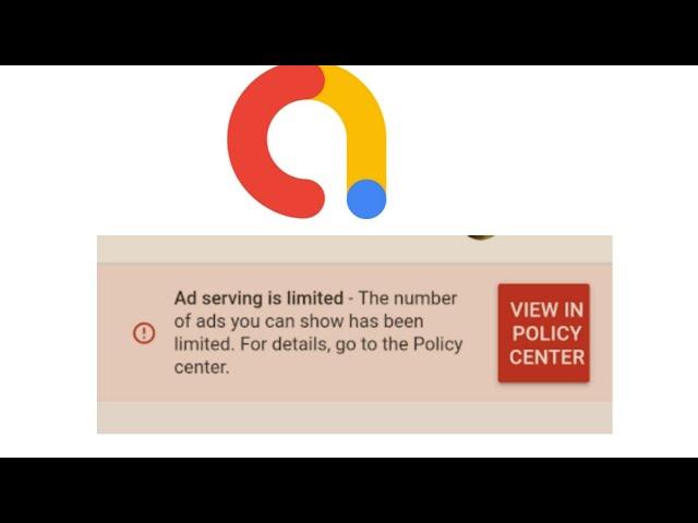 solve problem of admob ad limit# solve policy issues #admobads policy issue prblm