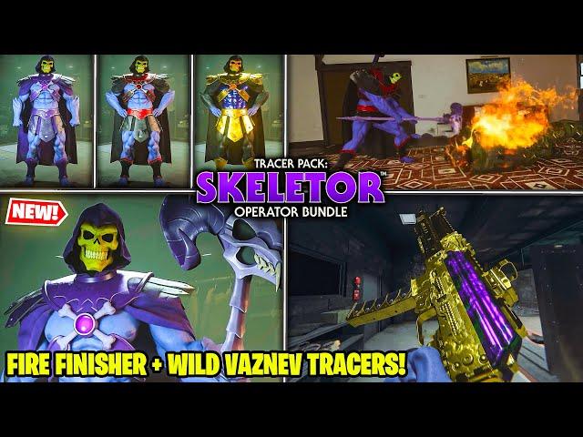 NEW Tracer Pack SKELETOR OPERATOR BUNDLE w/ MALICE FINISHER  MW2 Warzone MW3 (Havoc Vaznev 9K)