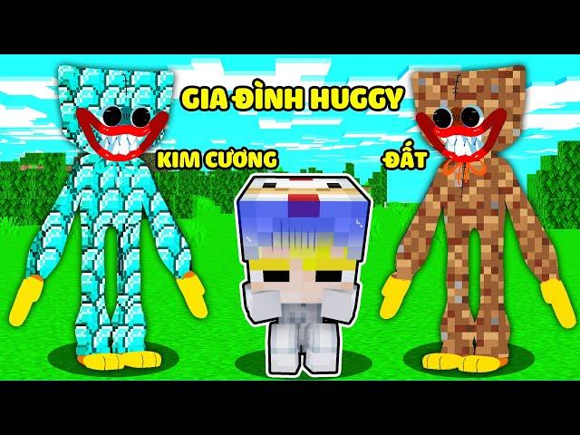 TÔ GÀ 1 NGÀY SỐNG CHUNG VỚI GIA ĐÌNH HUGGY WUGGY KIM CƯƠNG VÀ HUGGY ĐẤT KHIẾN SINH TỐ BẤT NGỜ