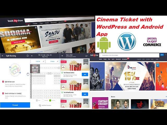 How to create a Movie Ticket booking website like Bookmyshow with WordPress | Movie Booking System