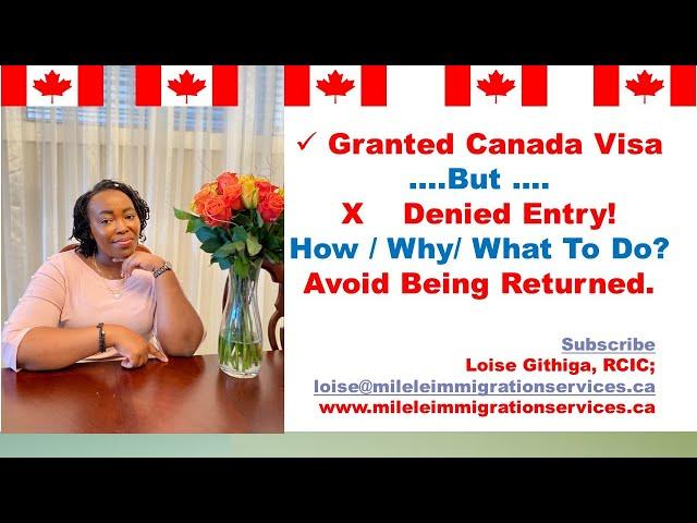 URGENT! Received A Canada Visitor Visa? Watch This Before Boarding Your Flight or Be Returned.