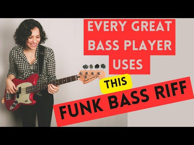 Every Great Player Uses This Funk Bass Riff