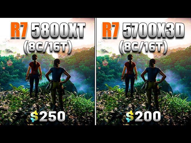 Ryzen 7 5800XT vs Ryzen 7 5700X3D | PC Gameplay Tested