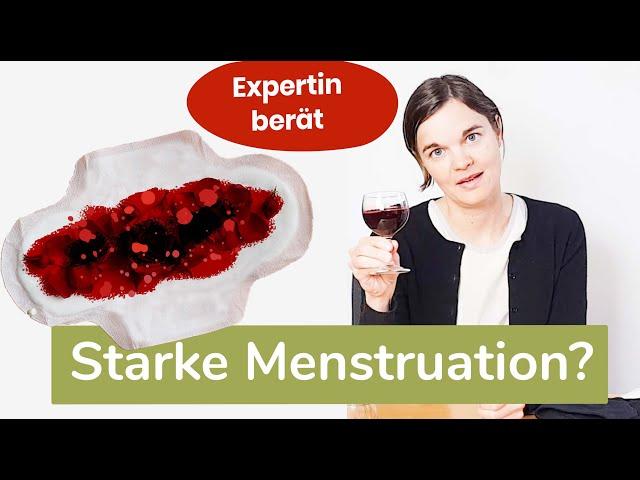 Starke Periode: Was tun? 3 Tipps zu starker Menstruation | erdbeerwoche