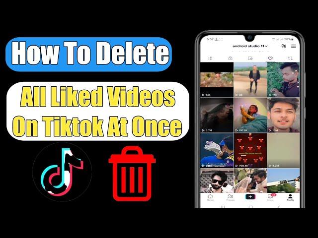 How To Delete All Liked Videos On Tiktok At Once | How To Unlike All Your Liked Videos On tiktok |