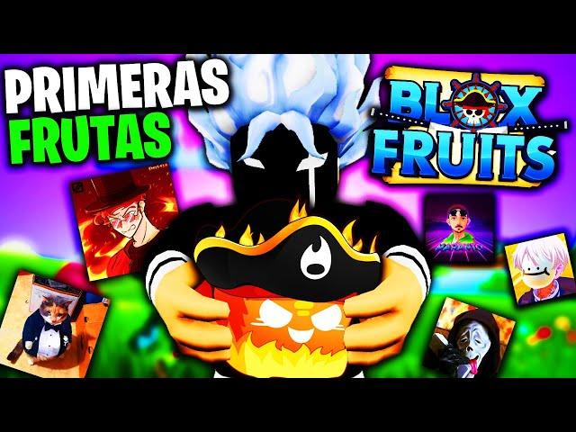 ¿CUÁL FUE LA PRIMERA FRUTA DE CADA YOUTUBER de BLOX FRUITS? 