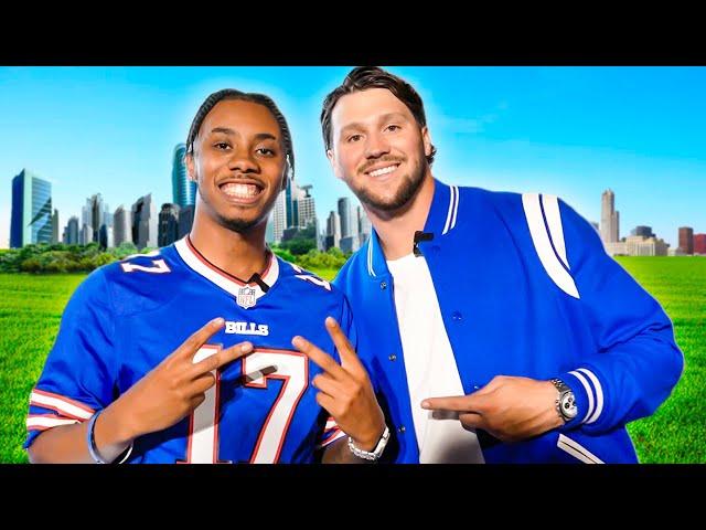 I SPENT AN ENTIRE DAY WITH JOSH ALLEN AND THE BILLS MAFIA!!! (CRAZY)