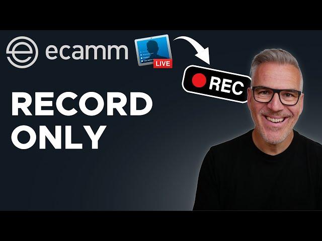 How to Use Record Only in Ecamm Live