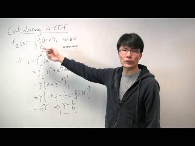 Calculating a Cumulative Distribution Function (CDF)