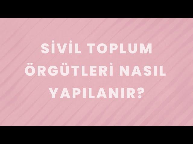 Sivil Toplum Örgütleri Nasıl Yapılanır | Hey Akademi