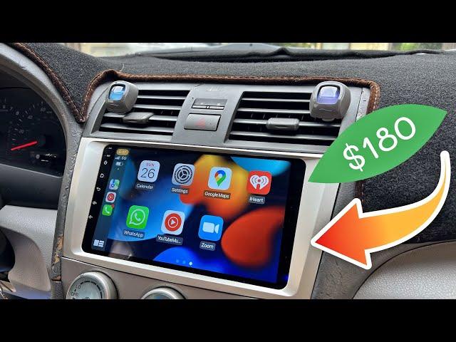 $180 [WOWiViD] 9" Radio with Wireless CarPlay & Android Auto - Toyota Camry 07-11 - Plug N' Play