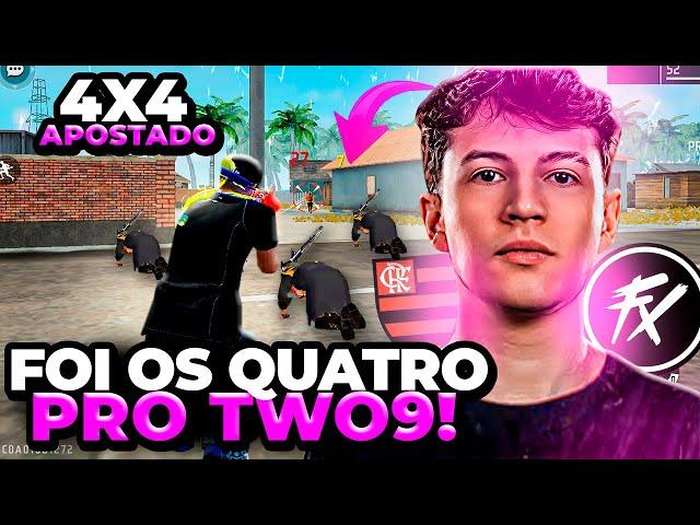 Two9 é tao absurdo que o free fire deveria se chamar TWO9FIRE ! SÓ FEZ JOGADA ÉPICA! 4X4 APOSTADO