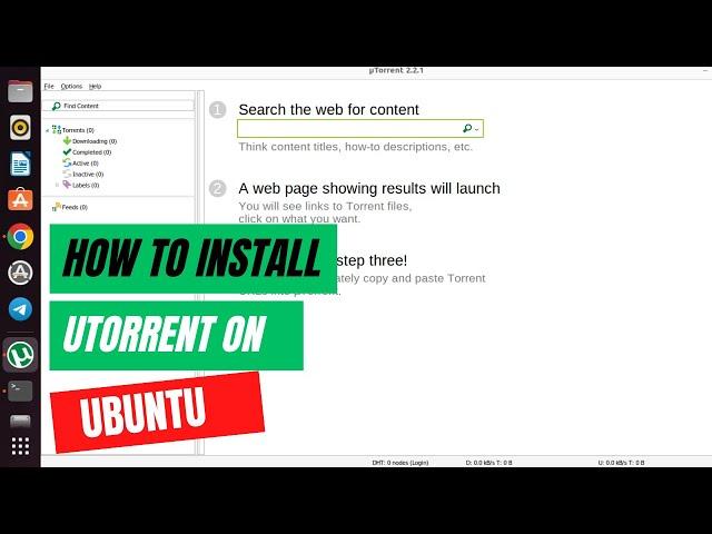 How to Install uTorrent on Ubuntu 22.04 LTS