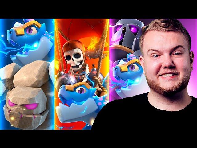 TOP 3 BEST ELECTRO DRAGON EVOLUTION DECKS IN CLASH ROYALE️