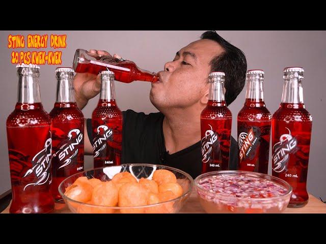 EXTREME MUKBANG + STING ENERGY DRINK + 20 PCS KWEK-KWEK