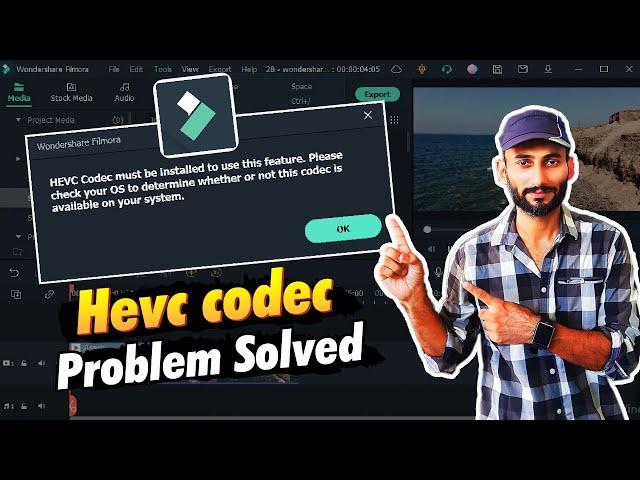 "HEVC Codec Must be Installed to use this feature" Filmora Problem Solved