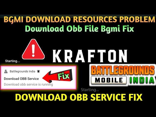 bgmi download paused because wifi is disabled problem | bgmi obb service running problem | bgmi obb