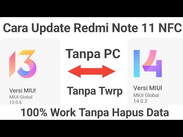 Cara Update Redmi Note 11 NFC Ke MIUI 14 Tanpa PC