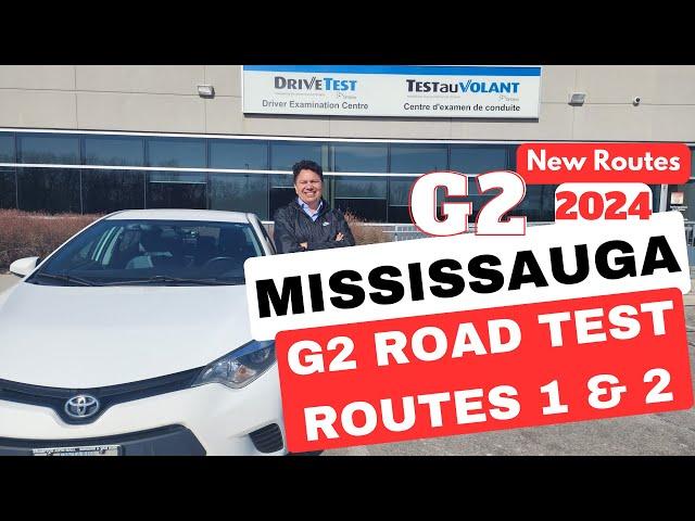 Mississauga G2 Road Test Route | Full Route | New G2 Driving Test Routes 2024