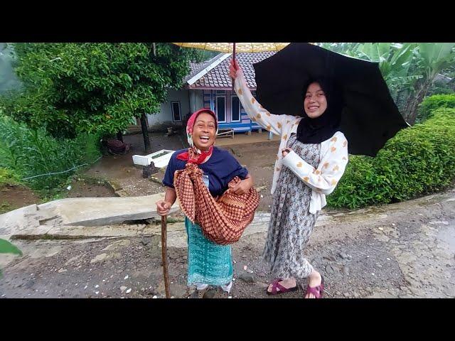 Hidup di desa,, Begini jadinya jalan jalan di saat turun hujan dengan gadis desa cianjur