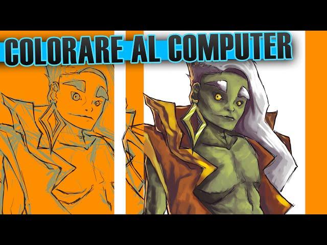 Come colorare i disegni al computer • Fraffrog