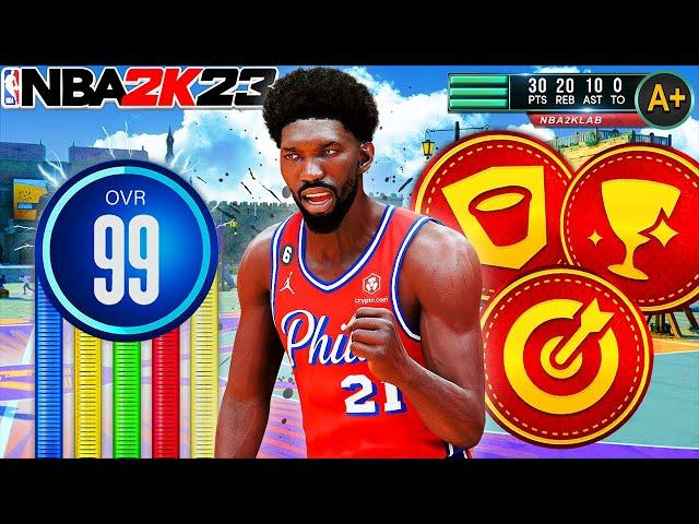 Best Build in NBA 2K23 One of a Kind Center Build : HOF Anchor Popper !