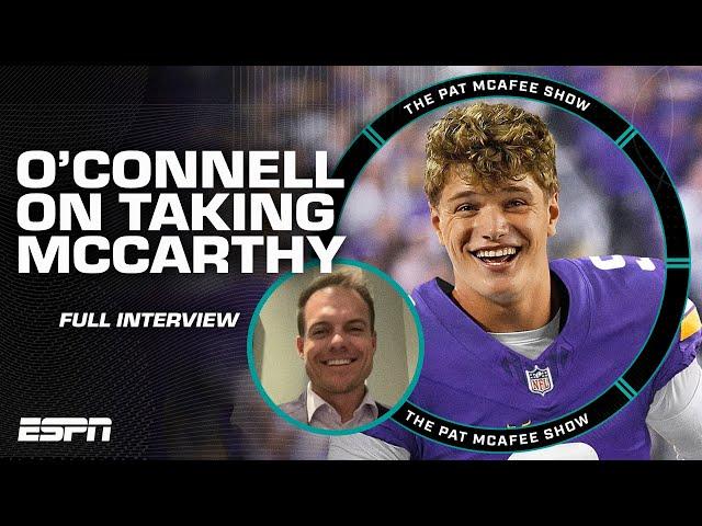 Kevin O'Connell details the excitement around Vikings after picking J.J. McCarthy | Pat McAfee Show