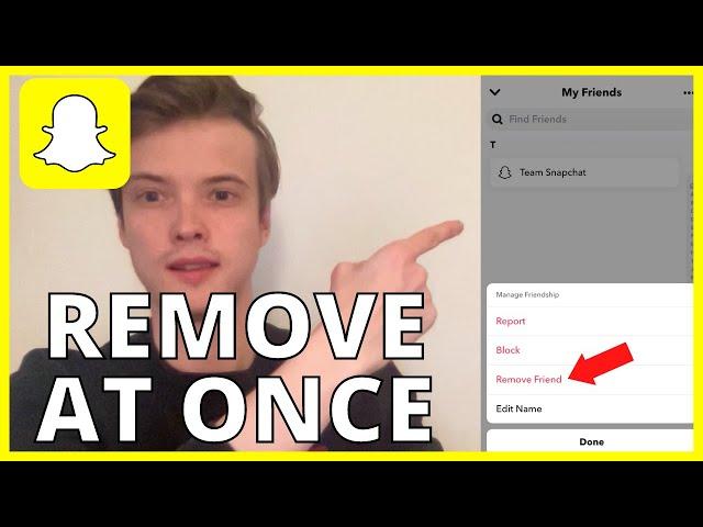 How To Remove Multiple Snapchat Friends At Once (2024)