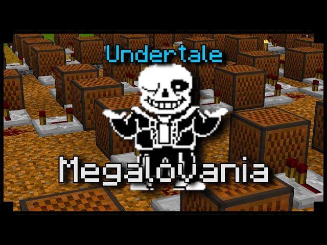  Undertale - Megalovania - Minecraft Note block song !