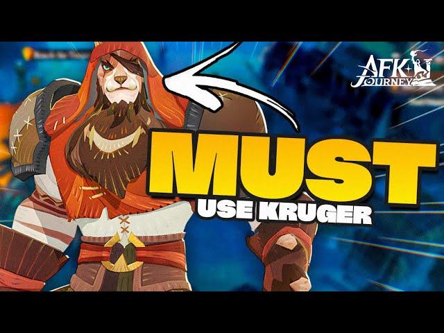  KRUGER  is AMAZING vs Crazed Shellbrute in AFK Journey