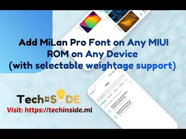 How to Add MiLanPro Font to Any MIUI 11 ROM on Any Device