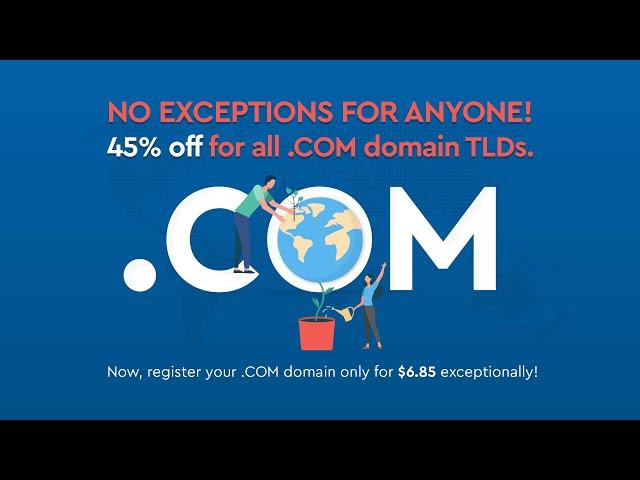 Your .COM domain promotion starts from MonoVM! 