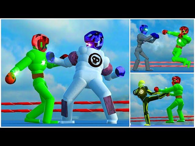 Super Boxer NPC Fights the Smart AI! (with Active Ragdoll Physics) - Overgrowth Mods Gameplay #7