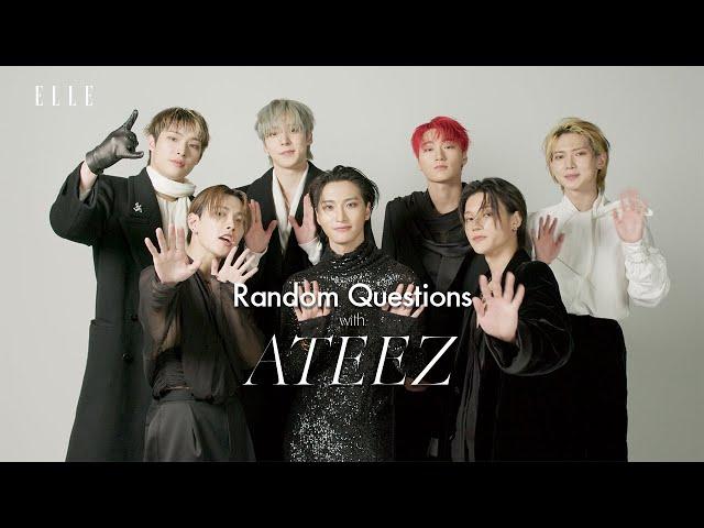 ATEEZ On Who Does The Best Aegyo, What Cheers Them Up, and More | Random Questions