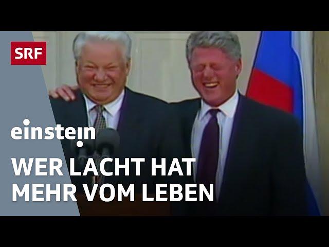 Lachen ist Medizin, Stressabbau Lachen, Wärmespeicher Beton & Nutria Plage | Einstein | SRF Wissen