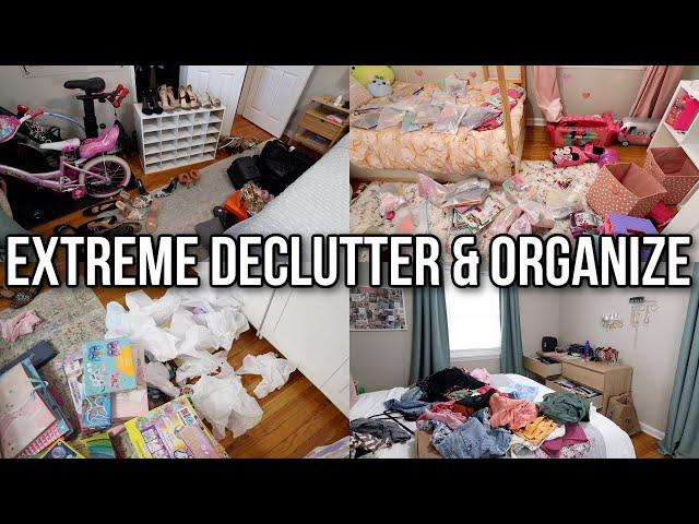 HOW TO ORGANIZE LIKE A PRO! EXTREME CLEAN DECLUTTER AND ORGANIZE WITH ME, MESSY HOUSE TRANSFORMATION